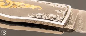 Couteau " Lock-Back " custom par Dr Fred Carter - Sole Authorship Engraved