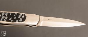    Couteau " Lock-Back 023 " custom  par Warren Osborne - Pierre de Lune