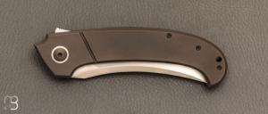  Couteau " Maverick full titane prototype  " custom de Jean Michel Martin  - RWL-34 et titane