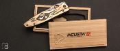 Couteau de poche Mcusta MCPV-004 "Mont Fuji" Édition limitée Platinium Label
