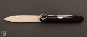  Couteau de poche " Navette 16 CM " par J. Mongin - corne de buffle 