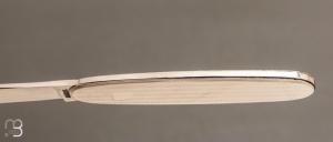 Couteau " Navette  " manche Inox par Coursolle
