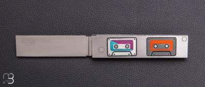     Couteau " O² Cassettes ressort invisible " par Nicolas Couderc - RWL34