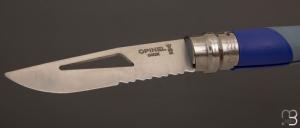   Couteau Opinel N°09 Océan bleu - Lame inox semi-crantée