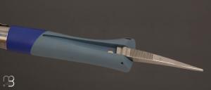   Couteau Opinel N°09 Océan bleu - Lame inox semi-crantée