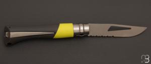   Couteau Opinel N°09 Océan jaune - Lame inox semi-crantée