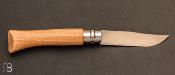 Couteau Opinel N°10 manche hêtre - lame acier inoxydable