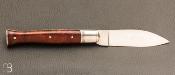 Couteau " Poisson-Culot " 11 cm en bois de fer par Passion France