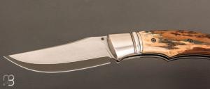    Couteau "  Ryan's  " custom par Raphaël Durand - Mammouth et Suminagashi