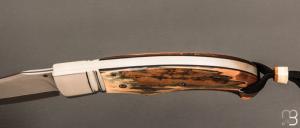    Couteau "  Ryan's  " custom par Raphaël Durand - Mammouth et Suminagashi