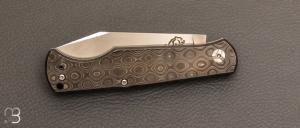 Couteau  " Scout " de Gaétan Cesteleyn - Fibre de carbone et RWL-34