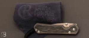 Couteau "  Sebenza 31 Large Black Micarta inlay  " L31-1200 de Chris Reeve 