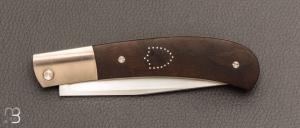   Couteau " Shielded " par Petr Hofman - Noyer densifié et RWL34