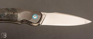   Couteau " Sirius A  " par Florian Keller - Fatcarbon et lame en RWL34
