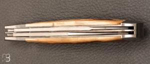Couteau " Slipjoint 2 lames " custom par Luke Swenson