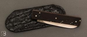  Couteau " Slipjoint " par Nicolas Couderc - Circuit imprimé et lame en RWL34