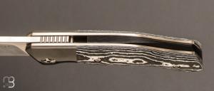   Couteau " Spike " de collection par Olivier Ouertal - Fatcarbon / Zirconium et RWL34