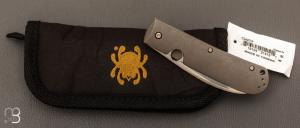 Couteau " Swayback " par SPYDERCO - Titane et lame en CTS-XHP