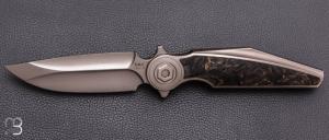   Couteau " Viper 3 P/GCF " par Rikeknife - Titane et lame en M398