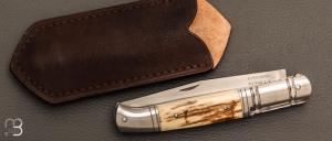  Couteau  " Yatagan " par Cyril Dagand - Ivoire de mammouth