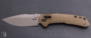   Couteau " ZT.0203GRM390 Duralock " par ZERO TOLERANCE - M390 et micarta