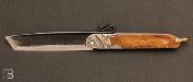 Couteau artisanal "Chassepot 1860" mammouth de Guillaume Antoniucci