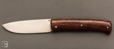   Couteau " Drop " slipjoint  custom par Raphaël Durand - Bois de fer et RWL34