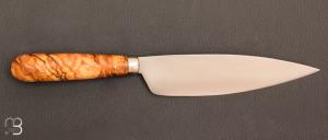 Couteau de cuisine Pallarès Solsona olivier- chef 16 cm - Acier inoxydable 