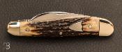 Couteau custom "Half Watler" 2 lames de Stan Shaw