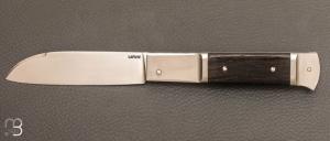 Couteau "  custom " Morta et lame XC100 par Vincent Lafaye