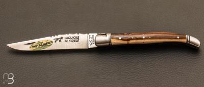 Couteau de poche Laguiole 11cm Pistachier par Le Fidèle