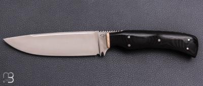   Couteau droit par Éric Parmentier - G10 et niolox