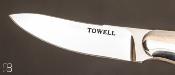 Couteau droit nacre et ATS-34 par Dwight Towell