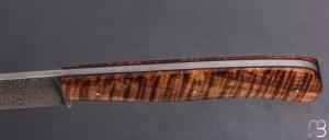    Couteau droit par Anthony Brochier - Tasmanian Blackwood et damas