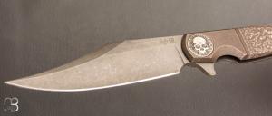    Couteau " Gitano Custom "pliant de Gudy van Poppel - Titane et Böhler N690