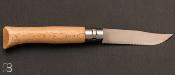 Couteau Opinel N°12 lame crantée inox hêtre