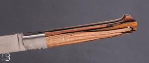 Couteau régional pliant le Sauveterre - Bois d'Aubrac - Ressort lisse