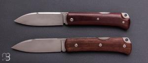    Duo couteaux " Le Gentleman "  par Eric Parmentier et éditions G - Micarta