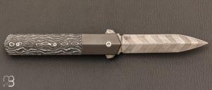   Dague " Urban " par MTBlades Ben Thuillier - Fibre de carbone/Zirconium