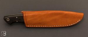  Couteau  "  Semi-Skinner  " par Dietmar F. Kressler - Micarta