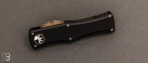 Couteau Automatique Microtech - Hera D/E Bronzed Full Serrated - 702-15