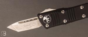 Couteau "  Troodon Mini T/E Stonewash Standard  " Automatique Microtech - 240-10