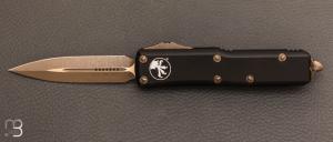 Couteau Automatique Microtech - UTX-85 D/E Bronzed Apocalyptic Standard - 232-13 AP