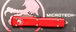  Couteau Automatique Microtech - Ultratech® Bayonet Red 120-10 RD Stonewash Standard
