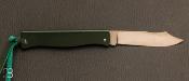 Petit Couteau de poche Douk-Douk vert avec étui