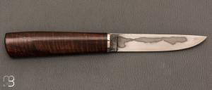    Couteau " Puukko " custom de Anthony Brochier - Gidgee et lame en C130