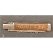 Vercors knife walnut wood handle with bolster