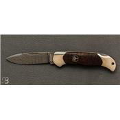 Couteau Böker Sollingen - Junior Scout Spearpoint Curly Birch Damascus - 111920DAM