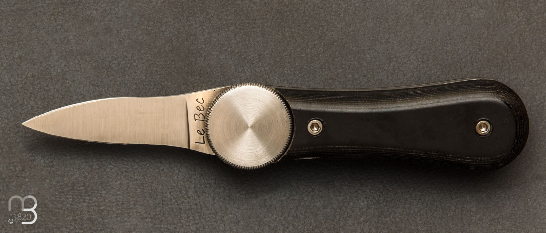 Couteau à huîtres le "Bec" linerlock par Florinox