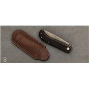 Couteau de poche Le Bugiste Ebène Cran Forcé